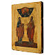 Icona russa antica Santi Pietro e Paolo XVII sec 31x25 cm s3