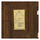 Icona russa stauroteca con scene XIX sec 35x31 cm antica s7