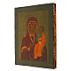 Antique Russian icon, Our Lady of Iverskaya, 19th century, 12x10 in s3