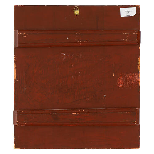 Icona russa Annunciazione XIX sec 36x31 cm antica 7