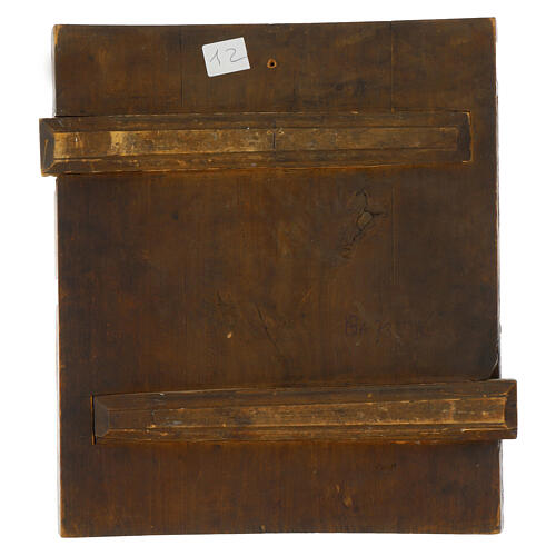 Ancient Icon 'Exaltation of the Holy Cross' 19th Century Russia, 35x31 cm 7