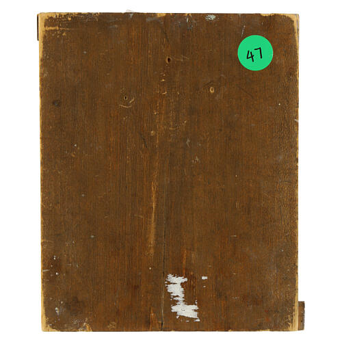 Icona della protezione Pokrov Madonna del velo XIX sec Russia 26x18 cm 7