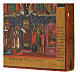 Icona della protezione Pokrov Madonna del velo XIX sec Russia 26x18 cm s6