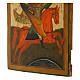 Icona antica russa San Michele Arcangelo XIX sec 30x25 cm s4