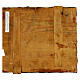 Icona antica Cristo Pantocratore 32x26 cm con riza in metallo dorato Russia s7