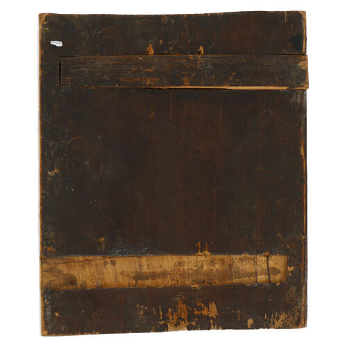 Russian Icon Ascension of Prophet Elijah, 18th Century 30x26 cm 7