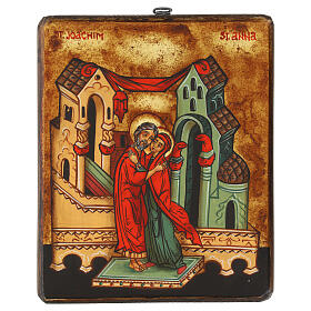 Ikona Joachim i Anna, ręcznie malowana, 22x18 cm