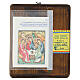 Hand-painted Romanian icon, Holy Trinity, 9x7 in s4