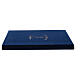 Icona Rumena Madre di Eleus Kikks dipinta manto blu 28x24 cm s5