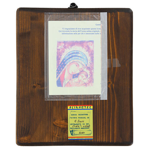 Icono Rumanía Madre de Eleus Kikks de Rumanía capa verde 28x24 cm 4