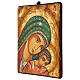 Icona Romania Madre di Eleus Kikks Rumena manto verde 28x24 cm s3