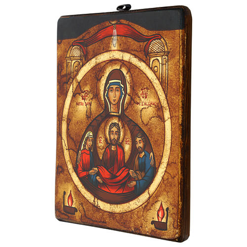 Hand-painted Romanian Marriage Icon, 28x24 cm 3