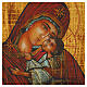 Icona Madre Kievo Bratskaja dipinta a mano 31x23 cm s2