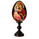 Uovo dipinto Madonna di Vladimir 35 cm s1