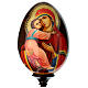 Uovo dipinto Madonna di Vladimir 35 cm s2