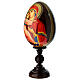 Uovo dipinto Madonna di Vladimir 35 cm s3