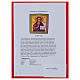 Icona Cristo Pantocratore Russa sfondo giallo su tavola antica 35x30 cm s4