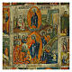 Icona russa 12 feste su tavola antica 52x42 cm s2
