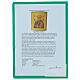 Icona russa San Nicola di Myra su tavola antica 34x26 cm s4