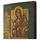 Russian Icon Unexpected Joy on Antique Panel, 37x30 cm s4