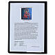 Icona Madonna di Vladimir su tavola antica 30x24 cm s6