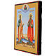 Icona Russa stile Palekh Santi Pietro e Paolo 26x31 cm  s3