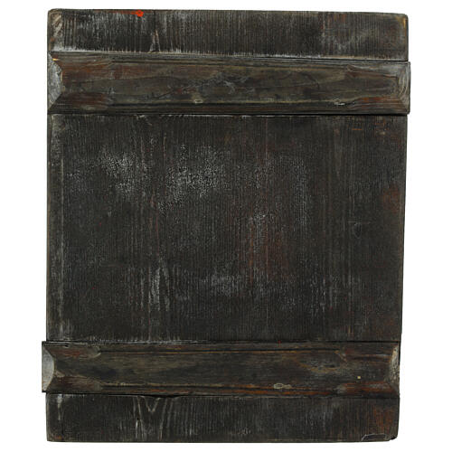 Icona russa moderna Resurrezione di Gesù stile Palekh 27x31 cm 5