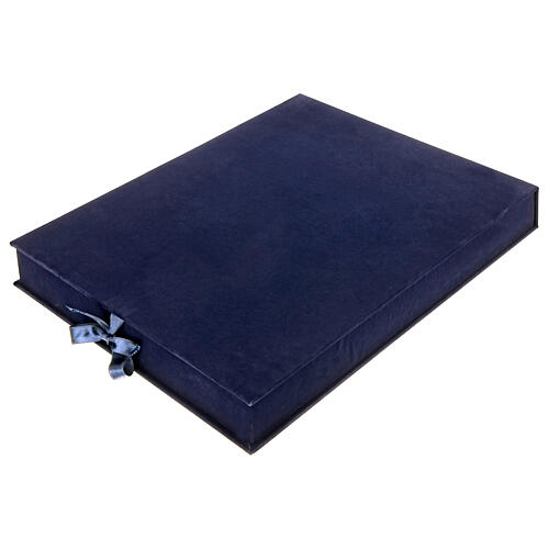 Icona russa moderna Resurrezione di Gesù stile Palekh 27x31 cm 6