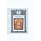 Icona russa moderna Resurrezione di Gesù stile Palekh 27x31 cm s4