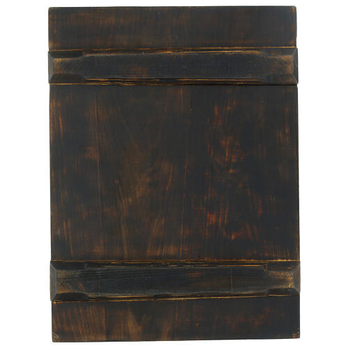 Modern Russian Icon of the Old Testament Trinity Palekh Style, 41x55 cm 7