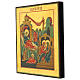 Icona russa moderna Nascita di Maria 27x31 cm s3