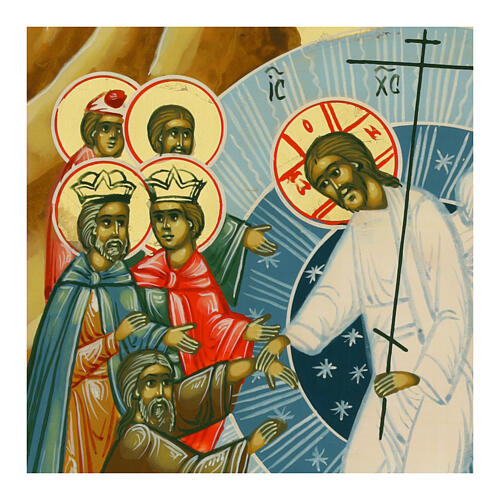 Icono ruso moderno Resurrección de Jesús 27x31 cm 4
