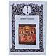 Modern Russian Icon of Saint Nicholas 27x31 cm s5