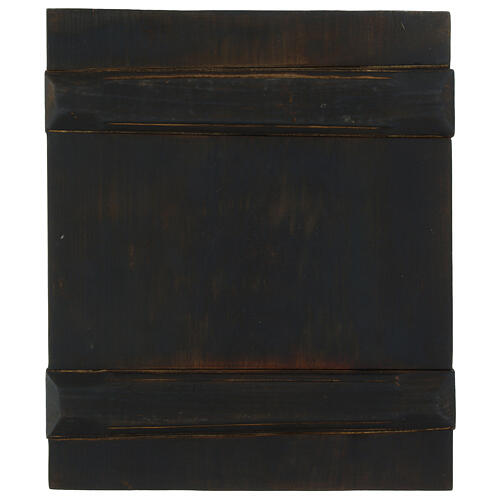 Icona russa stile Palekh San Michele 31x26 cm 6