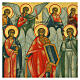 Icona russa moderna Arcangeli 31x26 cm s2