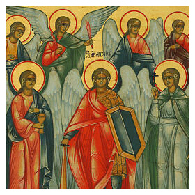 Modern Russian Archangels Icon, 31x26 cm