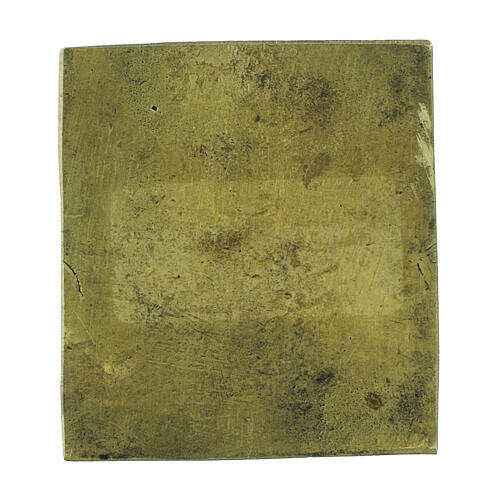 Icona da viaggio russa XVIII secolo San Giorgio con drago 5x4,5 cm 2