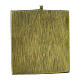 Icona antica da viaggio in bronzo San Nicola 5x6 cm s2