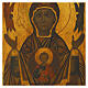 Icona antica XIX secolo russa Madonna del segno 32,3x27,5 cm s2