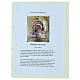 Icona russa XIX secolo Madonna di Kazan basma ottone e ricamo onorifico 31,5x26,5 cm s7
