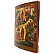 Icono ruso antiguo siglo XIX Descenso a los infiernos 53x44 cm s3