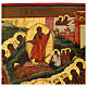 Icono ruso antiguo siglo XIX Descenso a los infiernos 53x44 cm s4