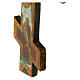 Crocefisso ortodosso russo antico XIX secolo 35x23 cm s6