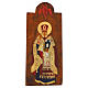 Tríptico Romeno Nossa Senhora do Sinal pintado à mão madeira 40x60 cm s5