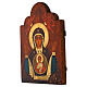 Tríptico Romeno Nossa Senhora do Sinal pintado à mão madeira 40x60 cm s6