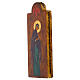 Tríptico Romeno Nossa Senhora do Sinal pintado à mão madeira 40x60 cm s8