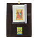 Icona Sant'Anna con San Gioachino e Maria stile antichizzato Rumena 31x23 cm s4