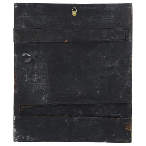 Russian icon of Saint George on horseback, painted on wood, 14x12 in 6