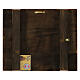Icona occhio che veglia dipinta foglia oro stile russo 25x30 cm s4