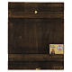 Icona Cristo Pantocratore libro aperto foglia oro dipinta stile russo 30x25 cm s4